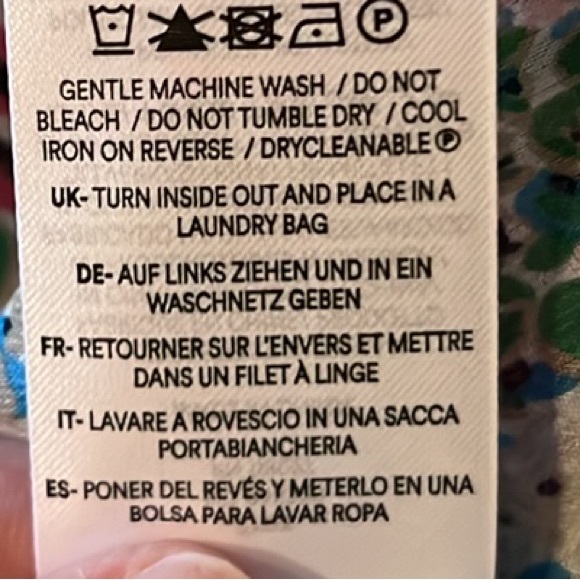 Boden V Yoke Flounce Top in Ivory Gardenia Petal, Size 12 - Picture 16 of 17